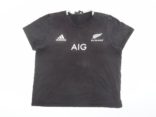 Adidas Men's Black Sports T-Shirt XL