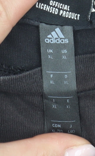 Adidas Men's Black Sports T-Shirt XL