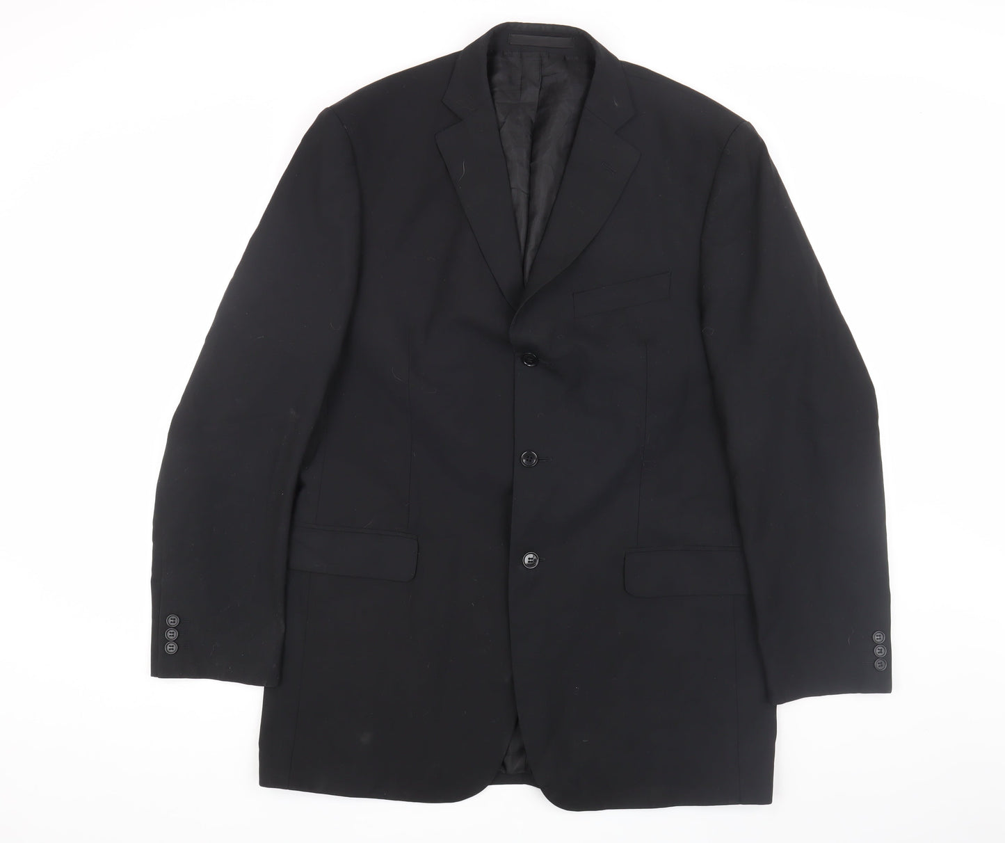 Mens UK Size 42 Marks and Spencer Regular Black Suit Jacket