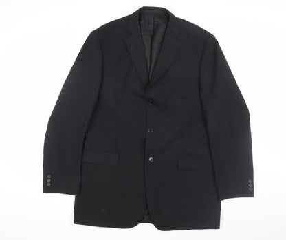 Mens UK Size 42 Marks and Spencer Regular Black Suit Jacket