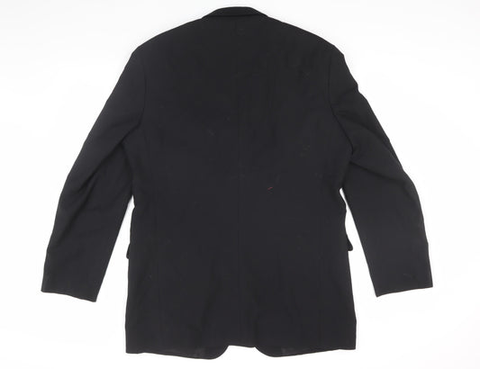 Mens UK Size 42 Marks and Spencer Regular Black Suit Jacket