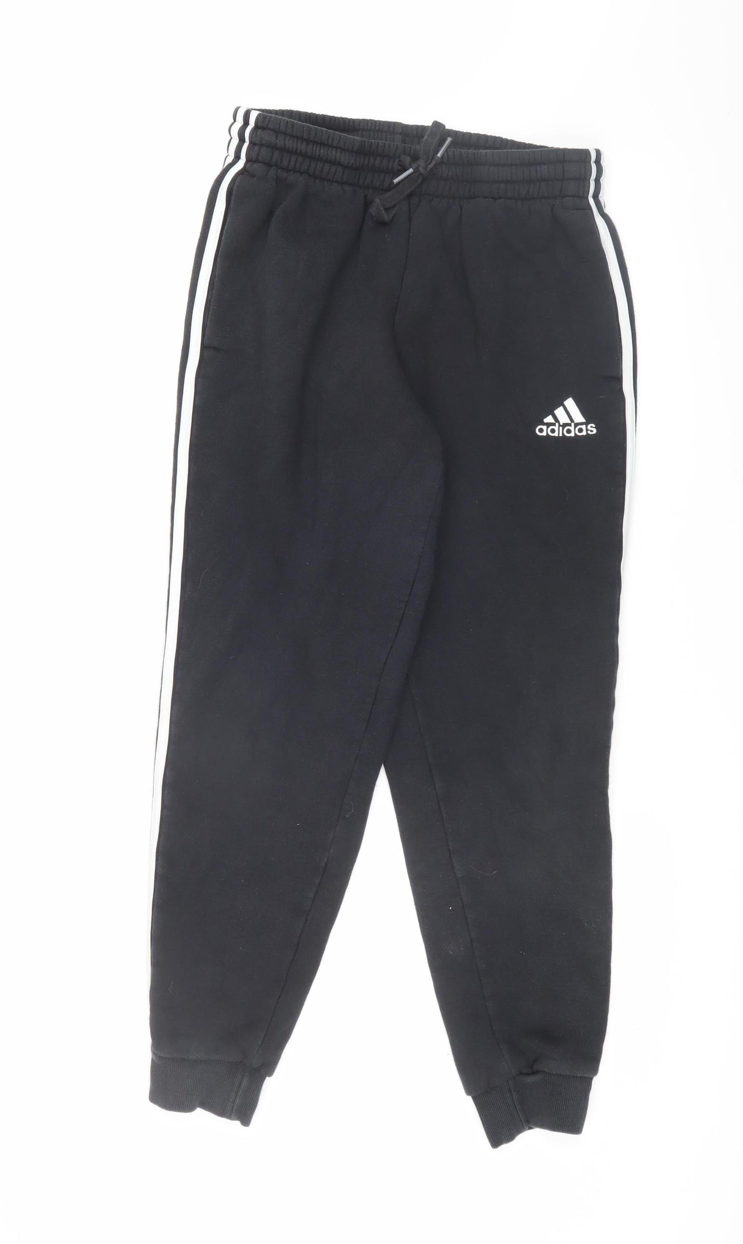 Unisex Adultss UK Size M adidas Regular Fit Jogger Black Trousers