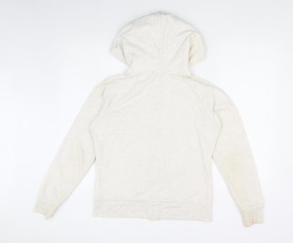 Gap Women's Beige Full Zip Hoodie M