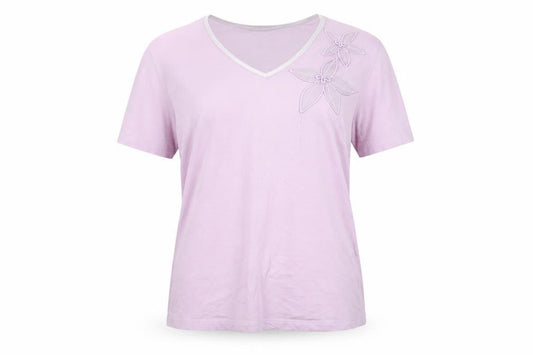 Womens UK Size M Jumper Purple Basic T-Shirt