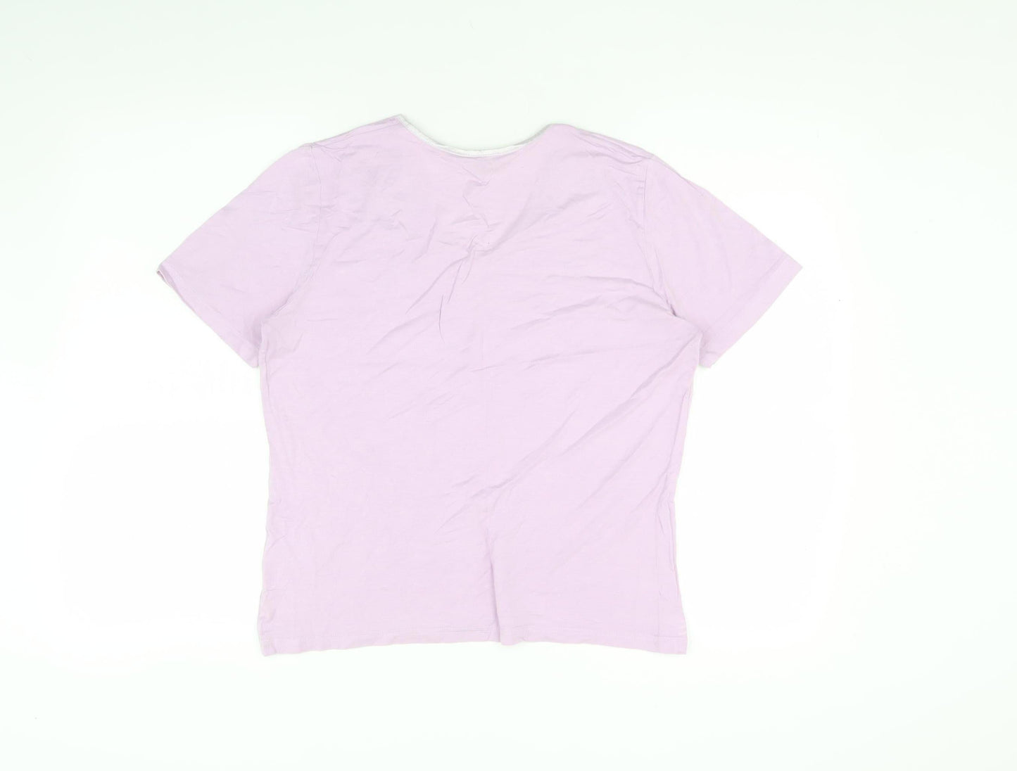 Womens UK Size M Jumper Purple Basic T-Shirt
