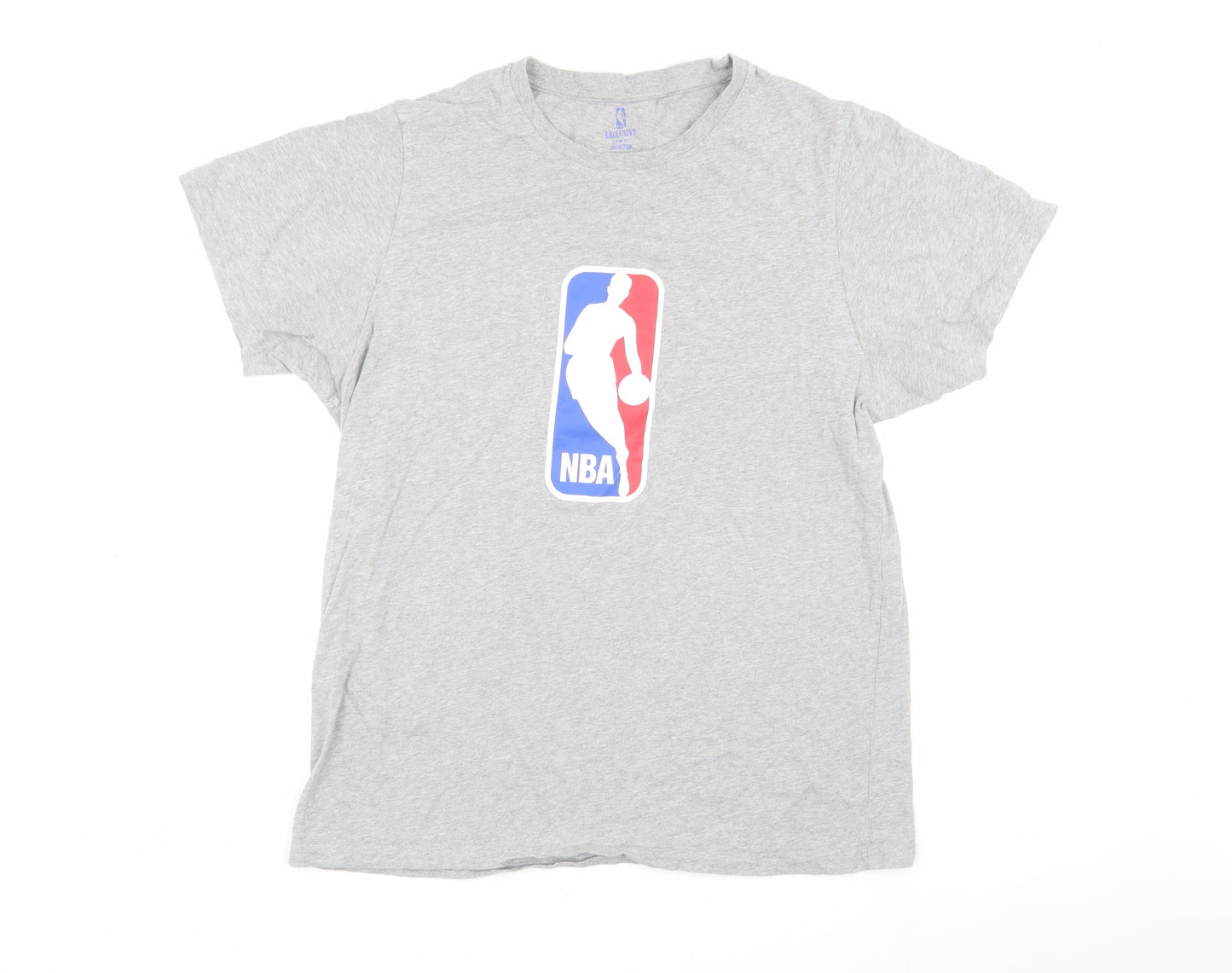 NBA Men's Grey XL Sports Short Sleeve T-Shirt