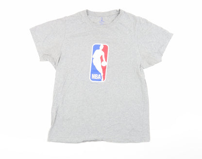 NBA Men's Grey XL Sports Short Sleeve T-Shirt