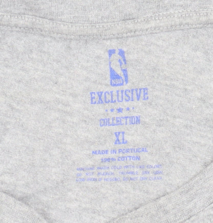 NBA Men's Grey XL Sports Short Sleeve T-Shirt