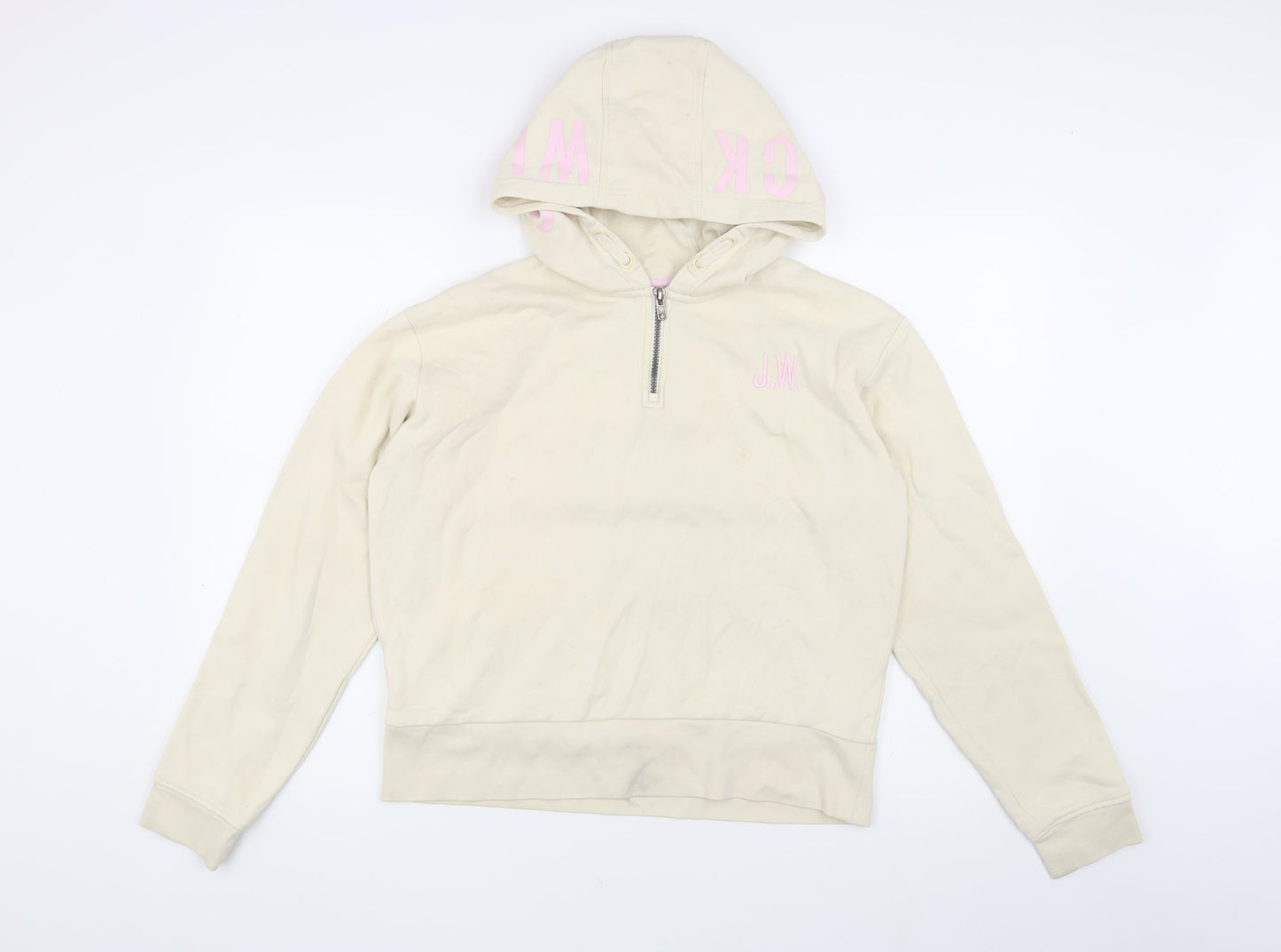 Teens UK Size 16 Jack Wills Beige Pullover Hoodie