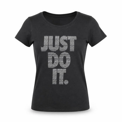 Womens UK Size S Nike Black Basic T-Shirt