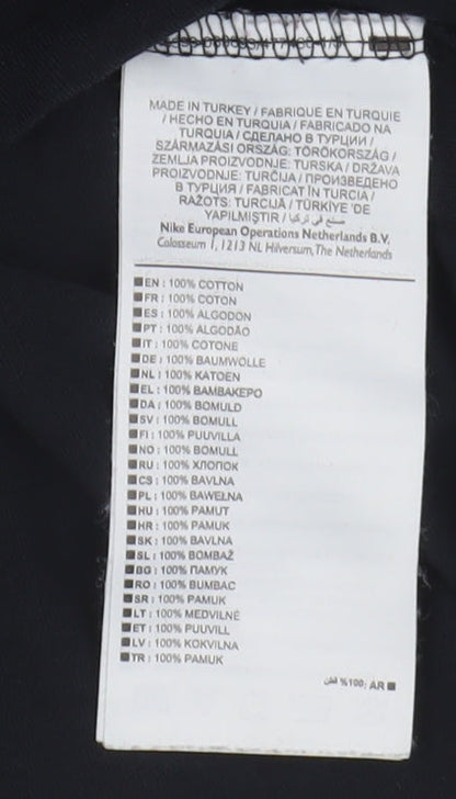 Nike Women's Black S Basic Crew Neck Athletic T-Shirt