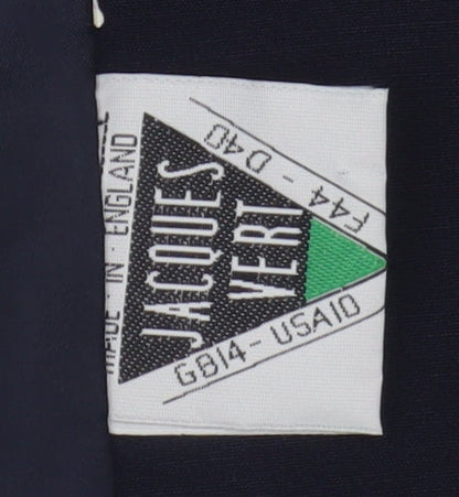 Jacques Vert Women's Navy Jacket, Lined, Size M
