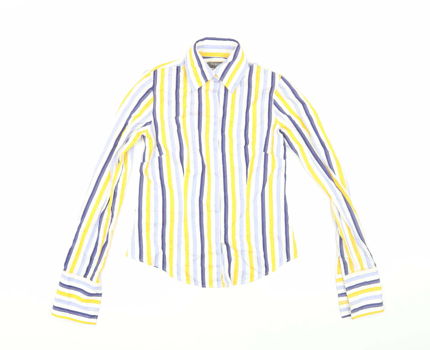 Womens UK Size 6 TM Lewin Multicoloured Basic Button-Up