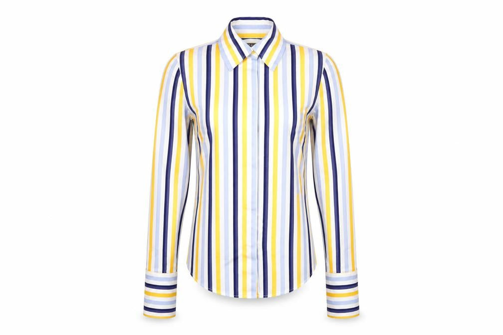Womens UK Size 6 TM Lewin Multicoloured Basic Button-Up