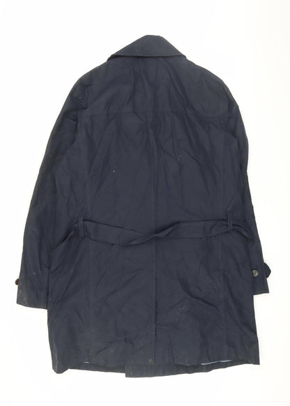 Mens UK Size L Gap Blue Trench Coat