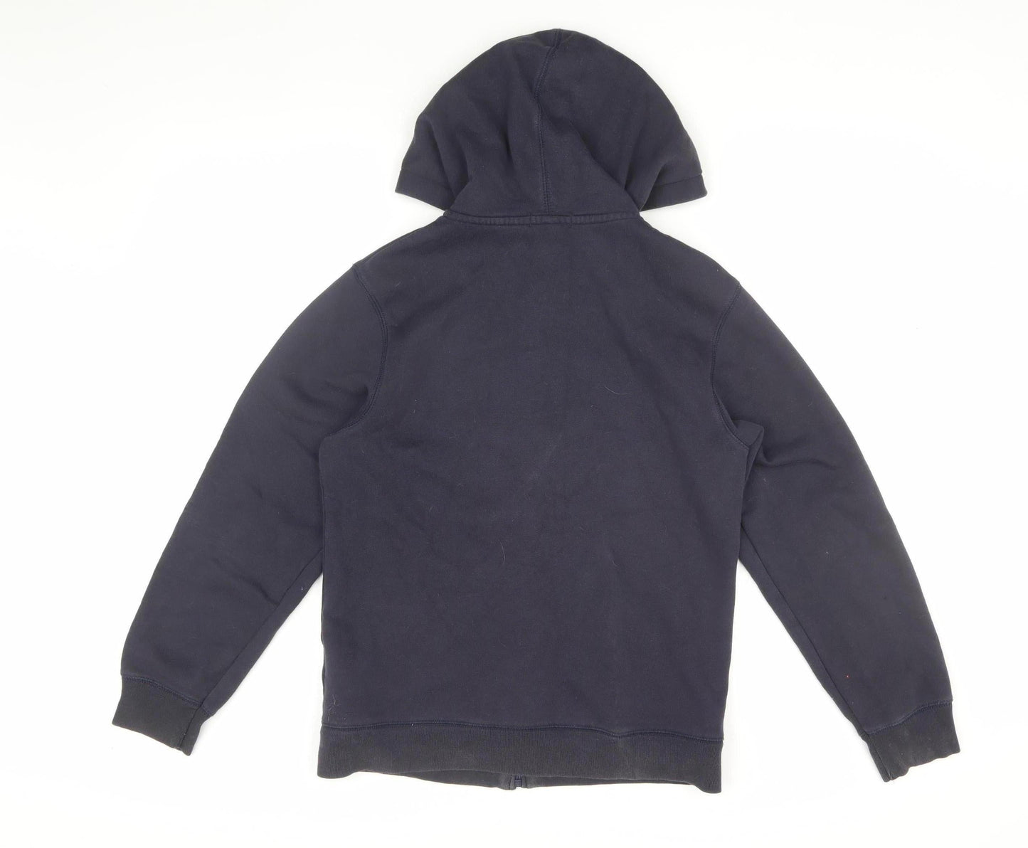 GAP Boys Black Full Zip Logo Hoodie, 13 Years, Casual Essential