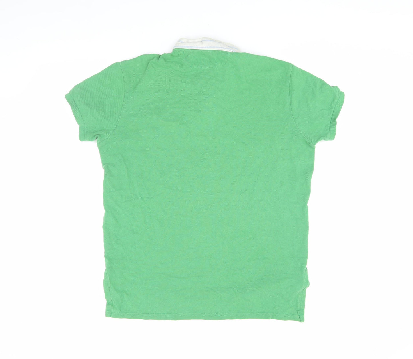 Ralph Lauren Men's Green Polo Shirt, Medium, Collared