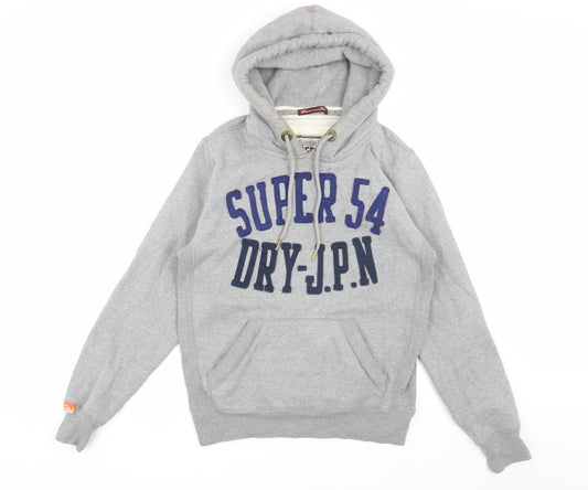 Superdry Men's Grey Pullover Hoodie, Size M