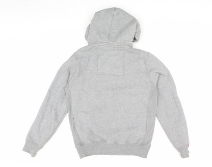 Superdry Men's Grey Pullover Hoodie, Size M