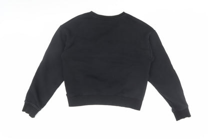 USA Pro Women's Black Cotton Sweatshirt Size 14