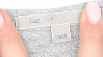 Gap Women's Grey Sleeveless Scoop Neck Tank Top, Size S