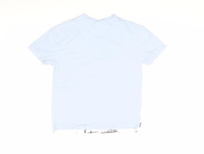 Sonic the Hedgehog Boys Blue Cartoon T-Shirt - Size 10-11 Years