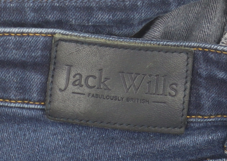 Womens UK Size 28 Jack Wills Slim Fit Skinny Blue Jeans