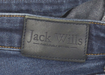 Womens UK Size 28 Jack Wills Slim Fit Skinny Blue Jeans