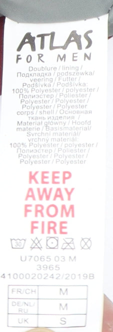 Atlas for Men Red Parka Jacket - Men's S