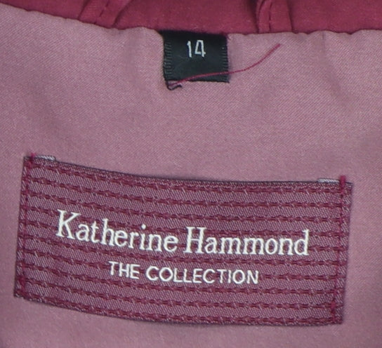Womens UK Size 14 Katherine Hammond Red