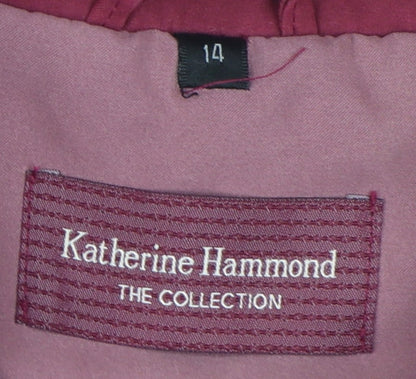 Womens UK Size 14 Katherine Hammond Red