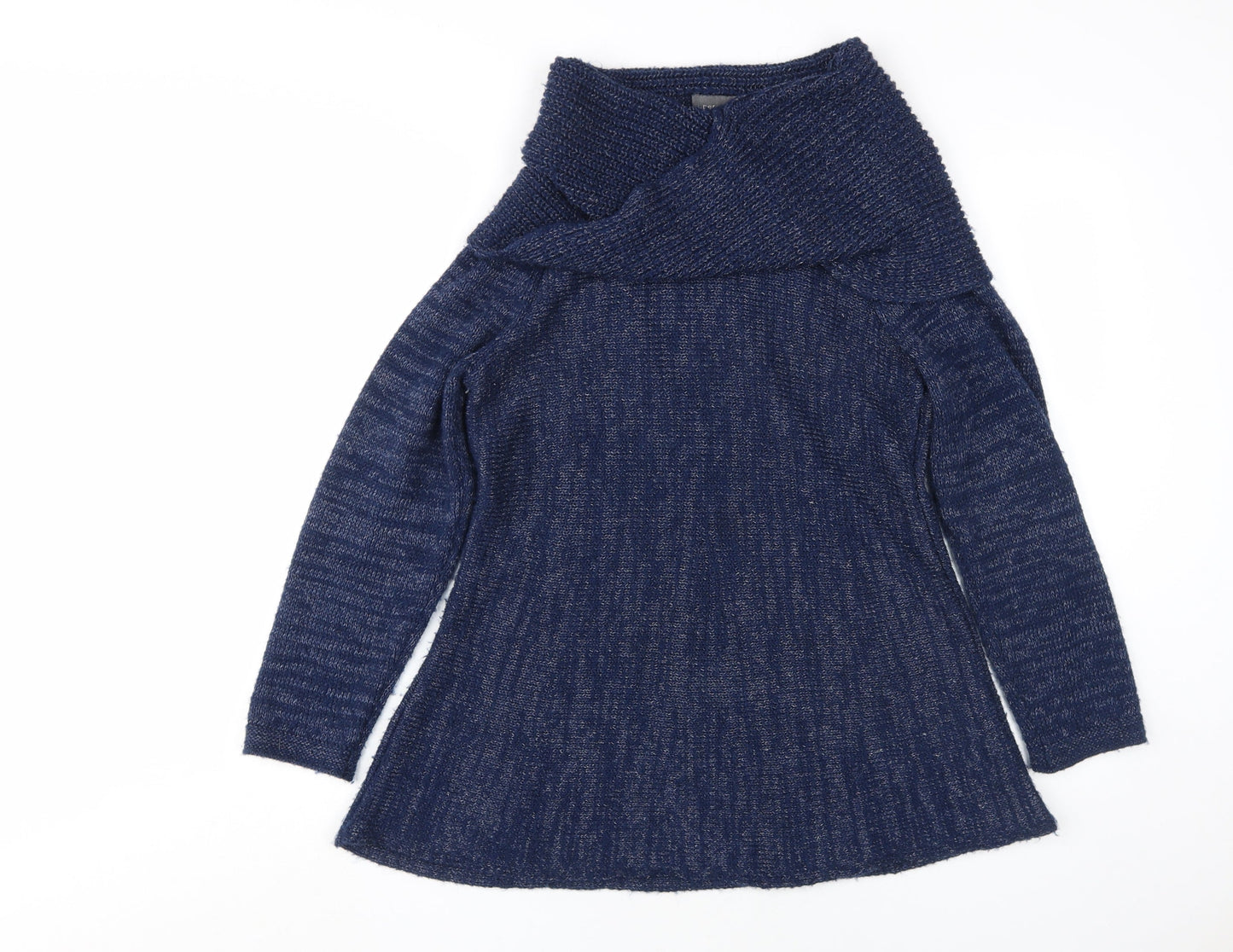 Womens UK Size 14 Marks and Spencer Blue Pullover Jumper