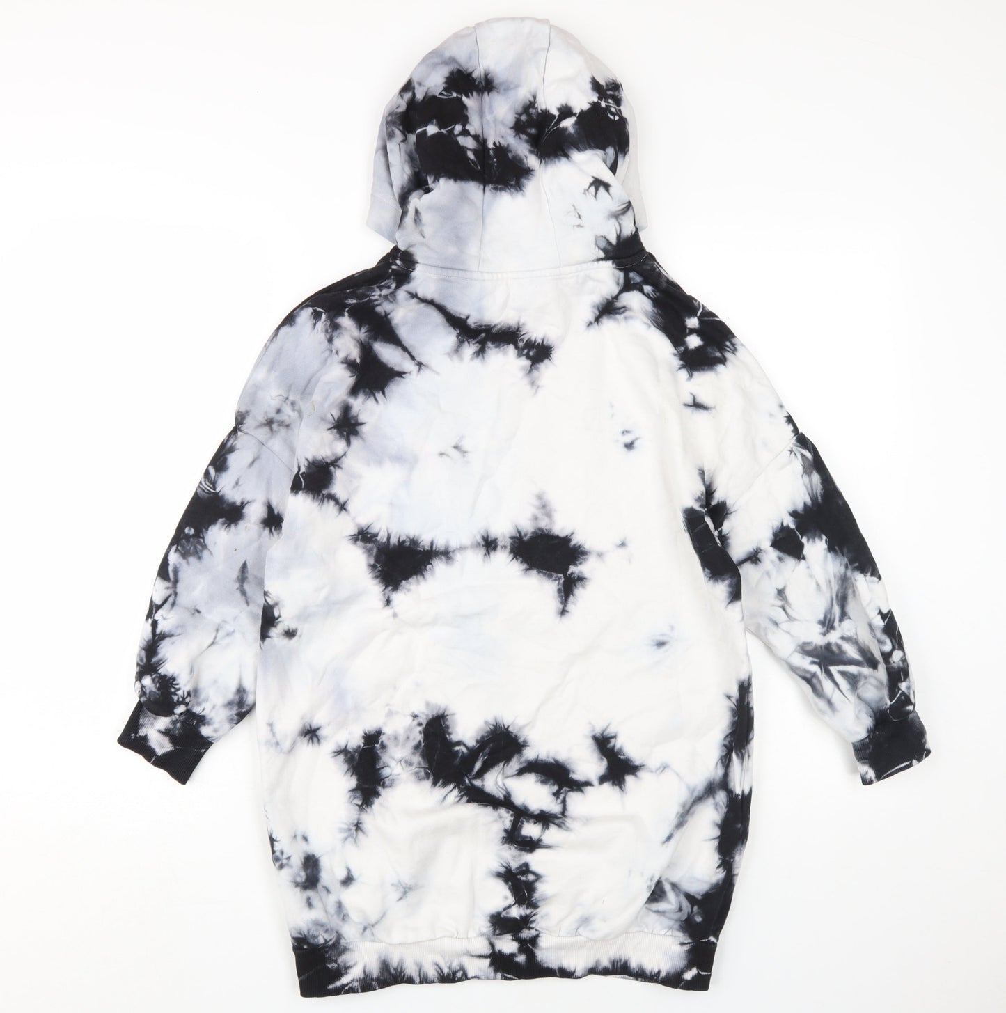Next Girls Multicoloured Tie Dye Hoodie, 10 Years, Pullover Style
