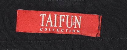 TAIFUN Women's Black Dress Pants - Size 14, Polyester
