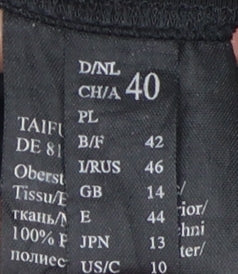 TAIFUN Women's Black Dress Pants - Size 14, Polyester