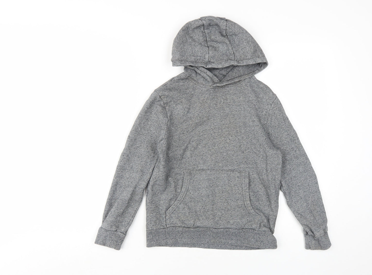 Marks and Spencer Boys Grey Pullover Hoodie 9-10 Years