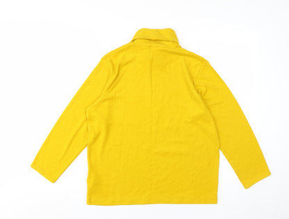 Uniqlo Unisex Yellow Pullover Sweatshirt M