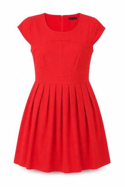 Miss Selfridge Women's Red A-Line Dress, Size 12
