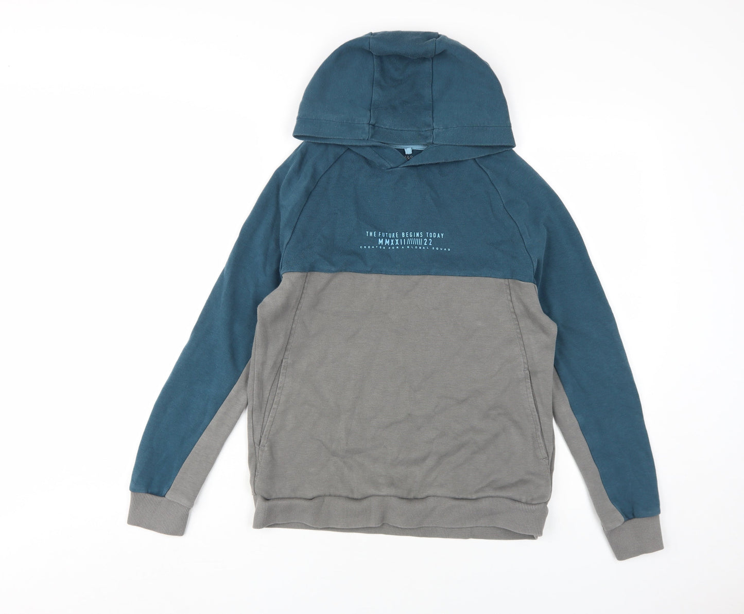 Marks and Spencer Boys Multicoloured Hoodie 13-14 Years