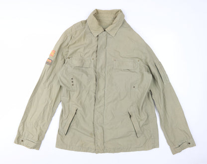 Mens UK Size M NEXT Green Military Jacket