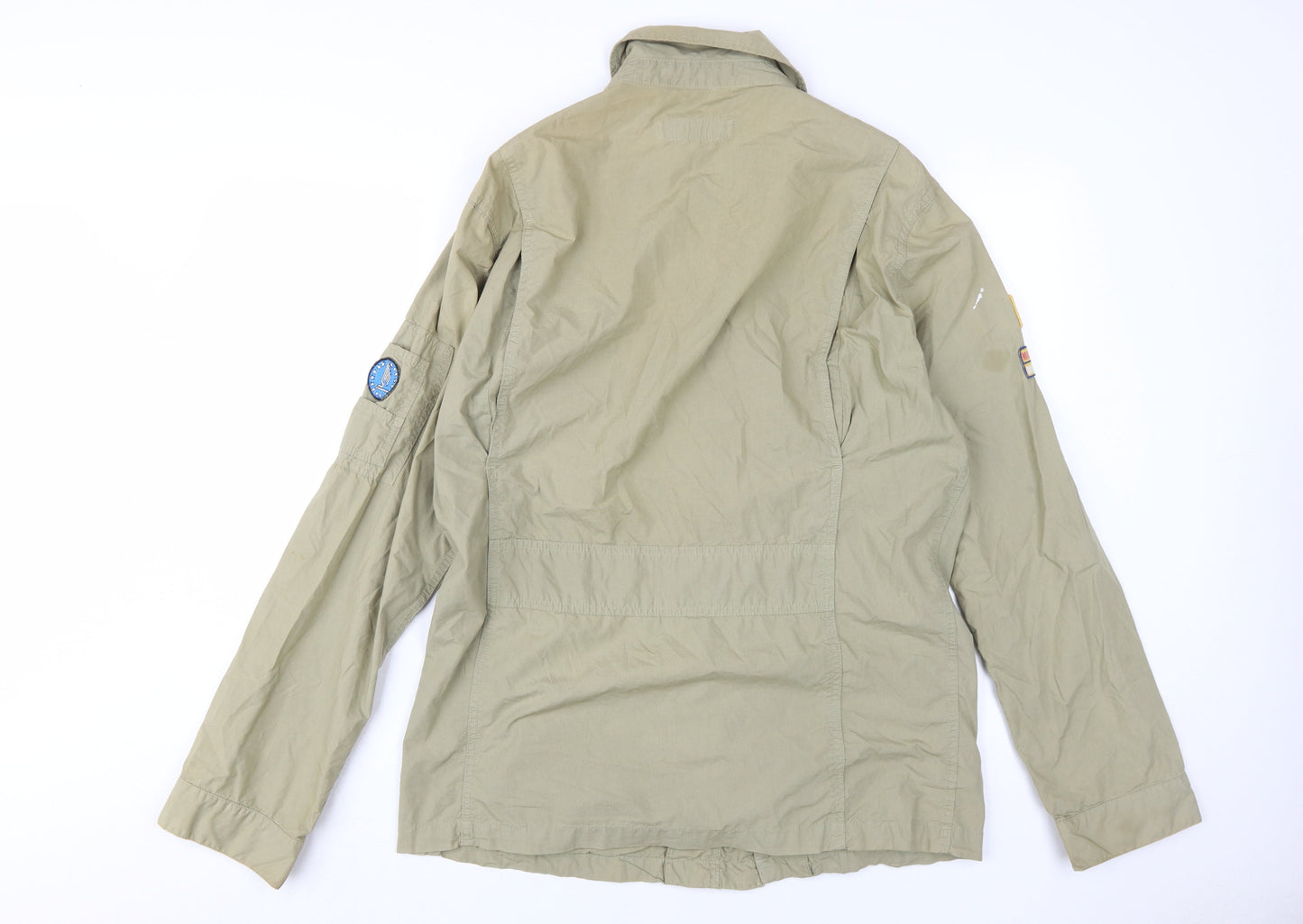 Mens UK Size M NEXT Green Military Jacket