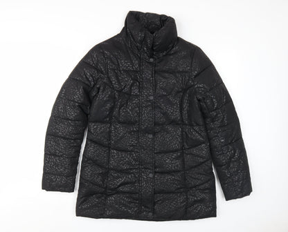 BHS Women's Black Puffer Jacket Size 10