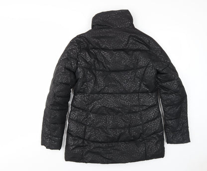 BHS Women's Black Puffer Jacket Size 10