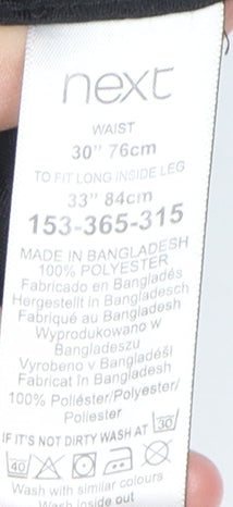 Next Men's Black Dress Pants 30 Waist 33 Leg