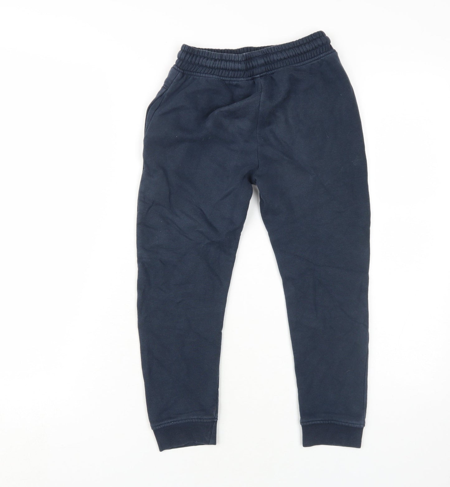 Next Boys Blue Jogger Trousers Size 8 Years Elastic Waist