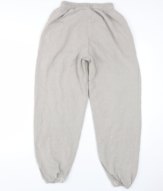 Womens UK Size S PRETTYLITTLETHING Regular Fit Jogger Beige Trousers