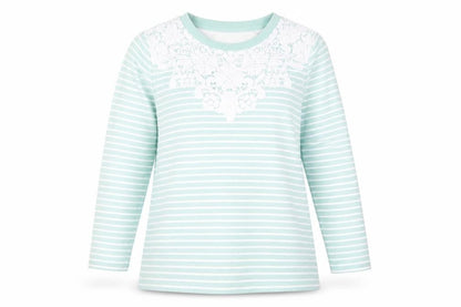 Womens UK Size 16 Bonmarché Blue Pullover Sweatshirt
