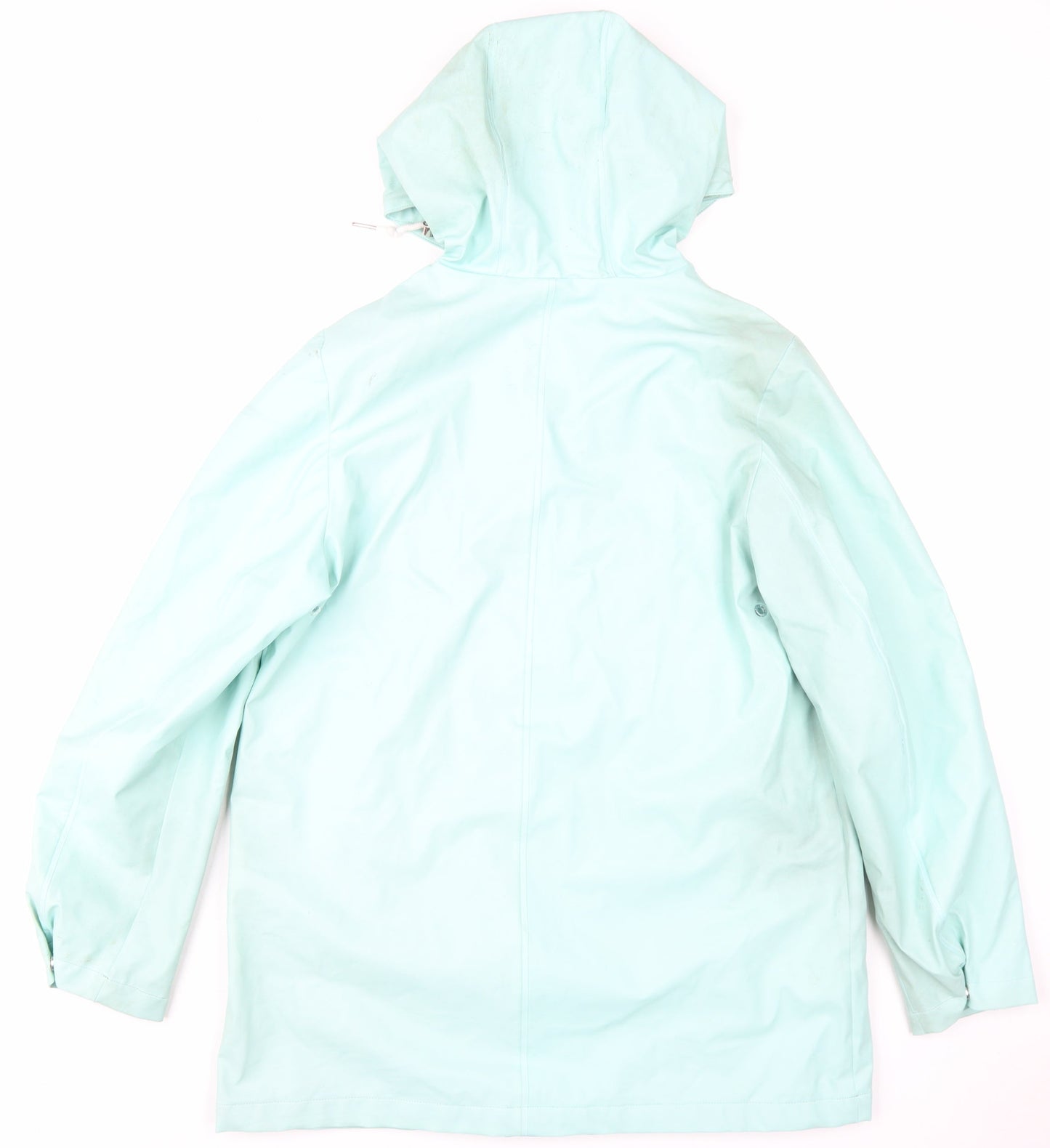 Womens UK Size 12 Marks and Spencer Green Rain Coat