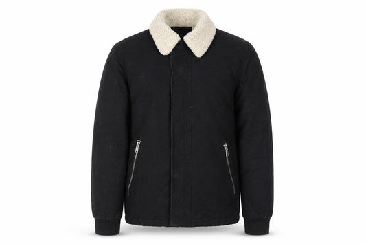 Mens UK Size S River Island Black Bomber Jacket