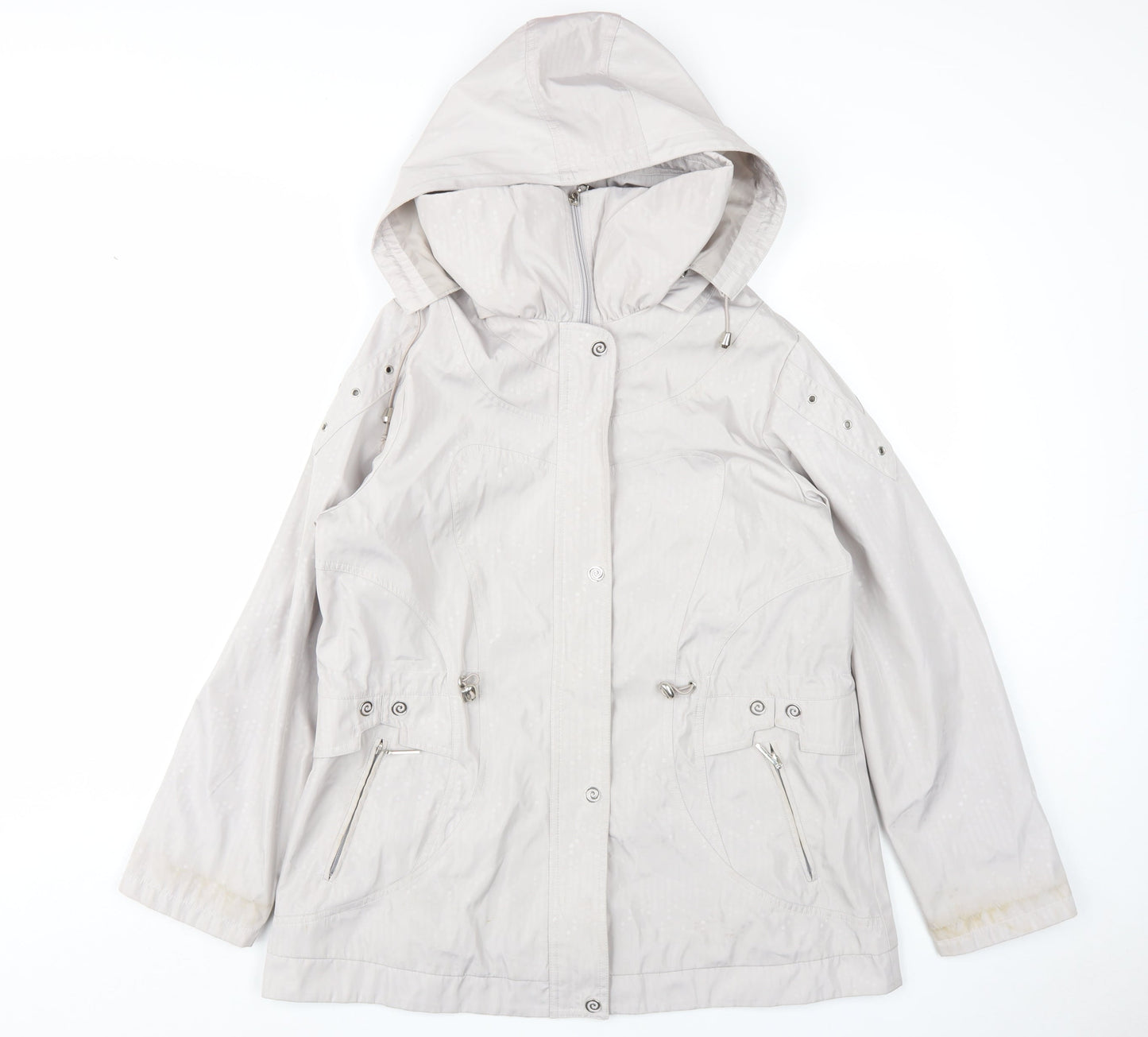 Womens UK Size 12 JBC Beige Anorak Coat